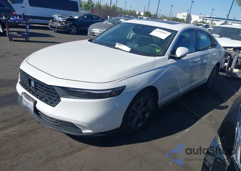 2023 Honda Accord Ex z USA, uszkodzony, nr VIN 1HGCY1F32PA042785